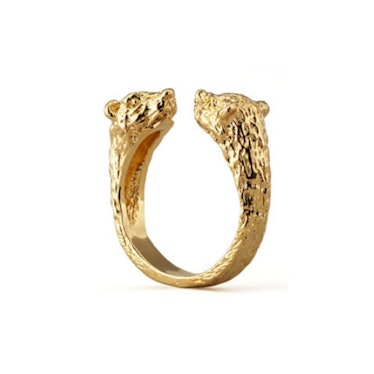 Pamela Love small bear ring in yellow gold