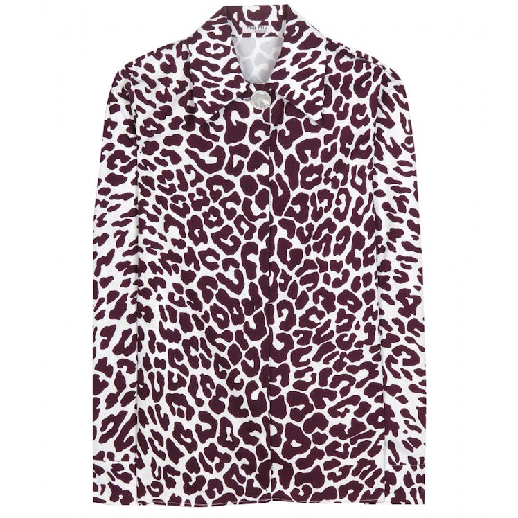 Miu Miu printed blouse