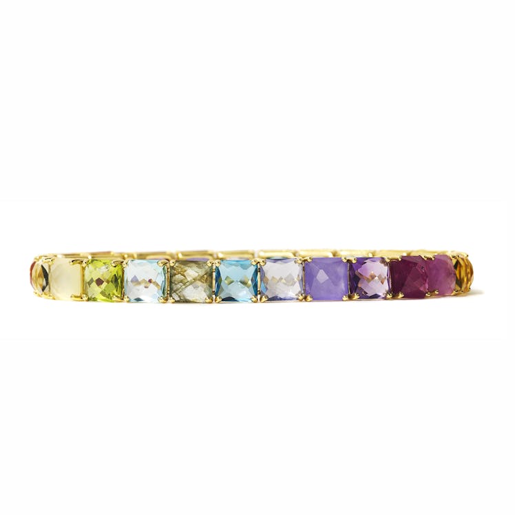 Ippolita gold, rock candy, and gemstone bracelet