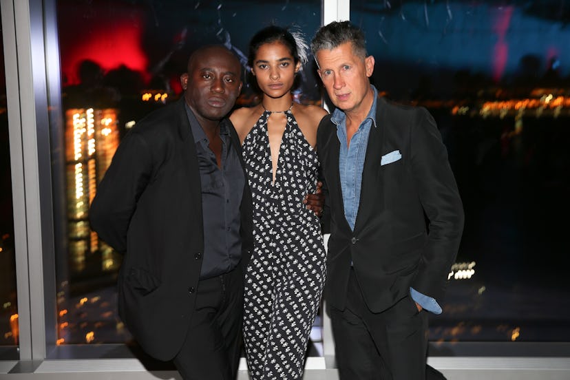 Edward Enninful, Alexis Primous, and Stefano Tonchi