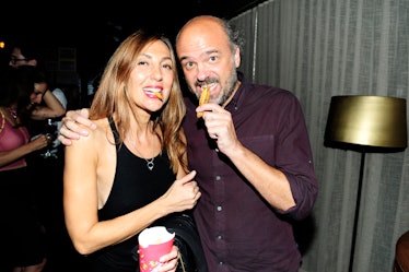 Sandra Bauleo and Scott Adsit