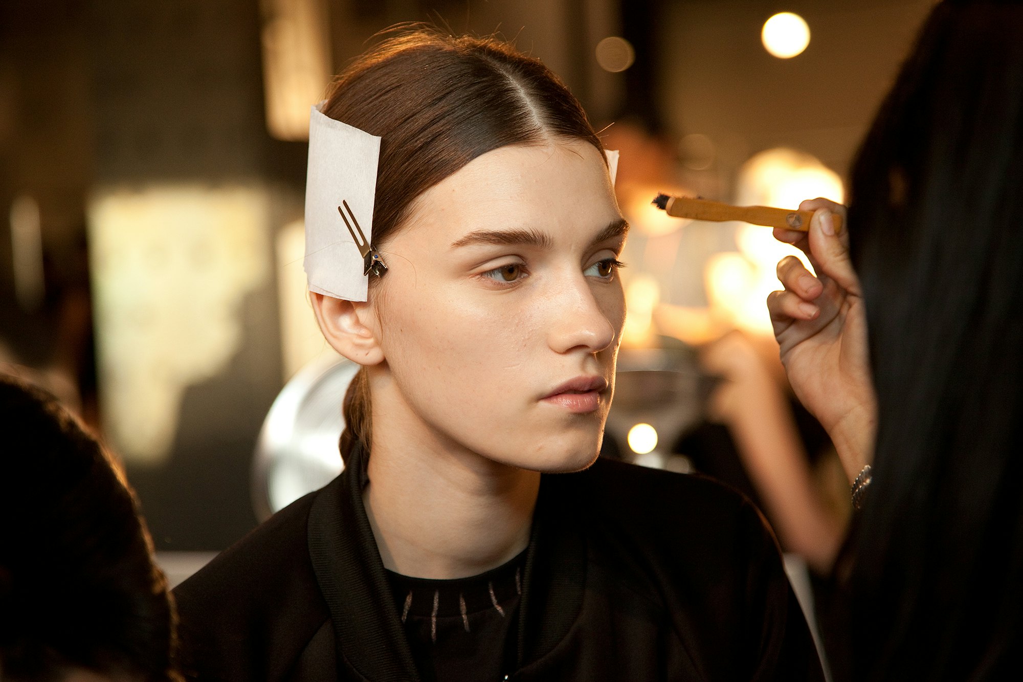 Backstage at Proenza Schouler Spring 2016