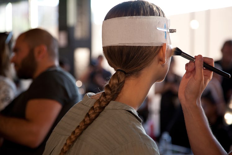 Backstage at Proenza Schouler Spring 2016