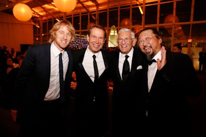 Owen Wilson, Jeff Koons, Founder Eli Broad, and Takashi Murakami