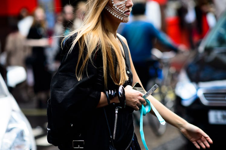 London Fashion Week Spring 2016 street style