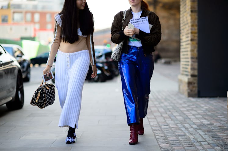 London Fashion Week Spring 2016 street style
