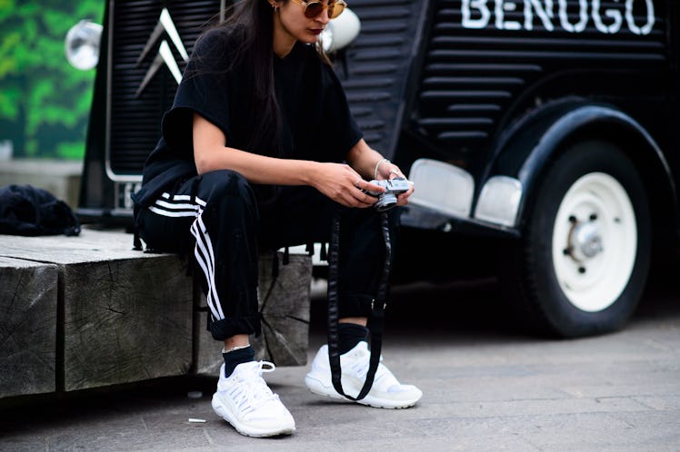 London Fashion Week Spring 2016 street style