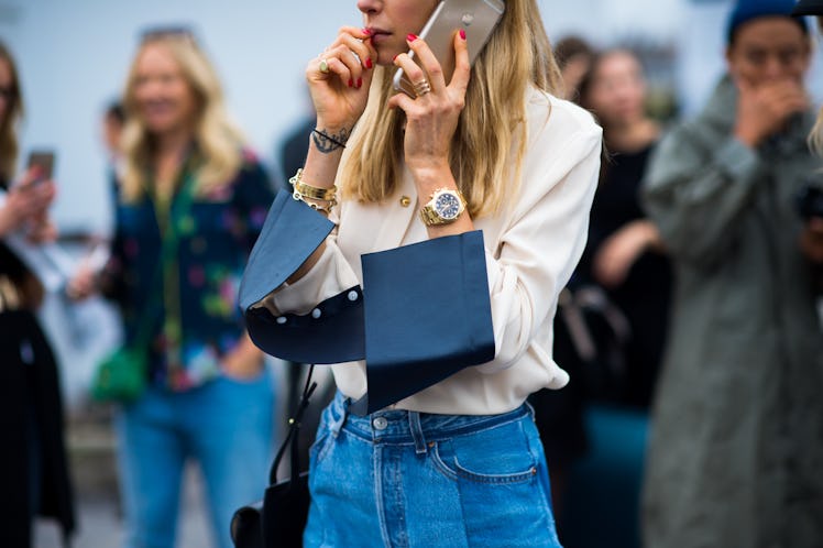 London Fashion Week Spring 2016 street style