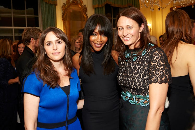 Tania Fares, Naomi Campbell, and Caroline Rush