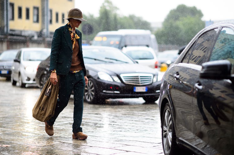 Milan Fashion Week Spring 2016 Street Style, Day 1