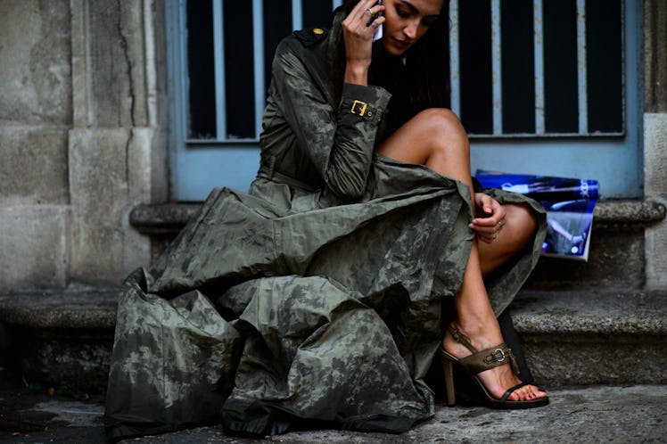 Milan Fashion Week Spring 2016 Street Style, Day 1