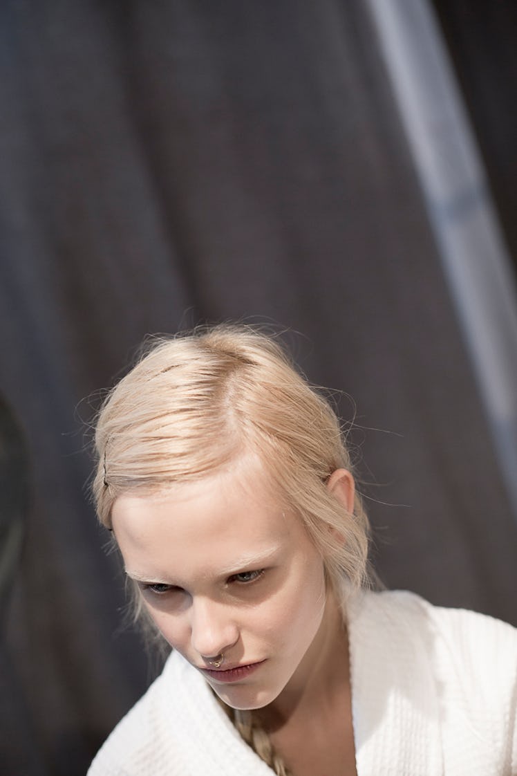 Backstage at Gucci Spring 2016