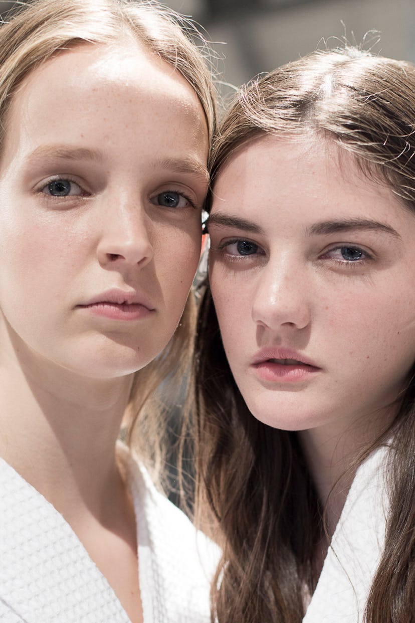Backstage at Gucci Spring 2016
