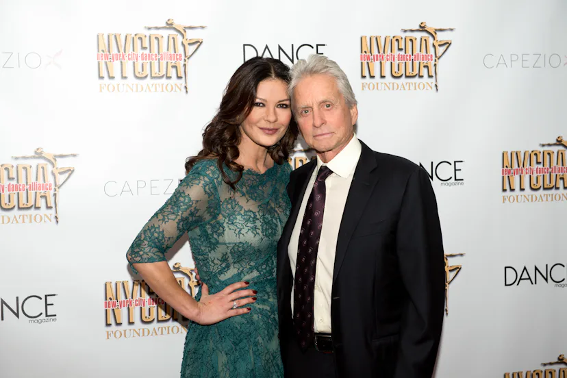 Catherine Zeta-Jones and Michael Douglas