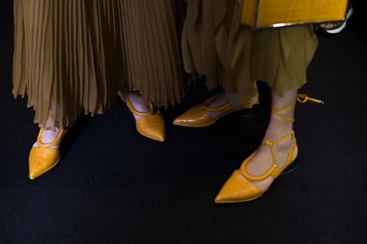 Backstage at Salvatore Ferragamo Spring 2016