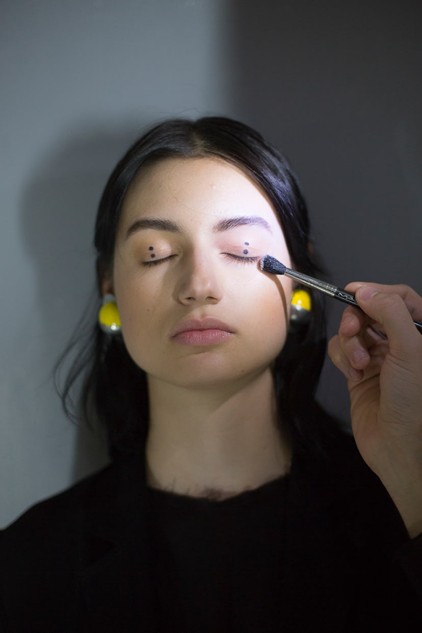 Backstage at Damir Doma Spring 2016