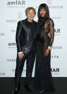 Renzo Rosso and Naomi Campbell