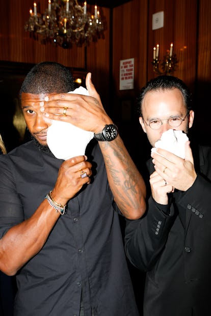 Daniel Arsham and Usher Raymond