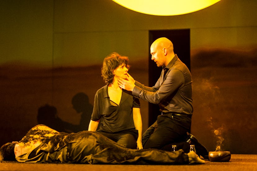 Juliette Binoche and Samuel Edward-Cook