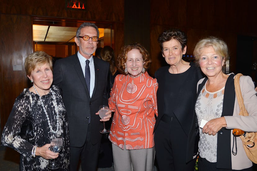 Milly Glimcher, Arne Glimcher, Cynthia Polsky, Ursula von Rydingsvard, and Alice Aycock