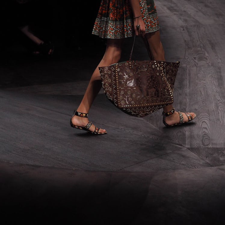 Backstage at Valentino Spring 2016