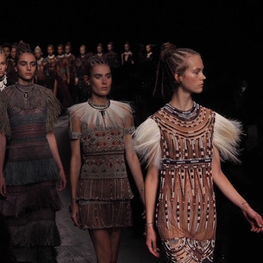 Backstage at Valentino Spring 2016