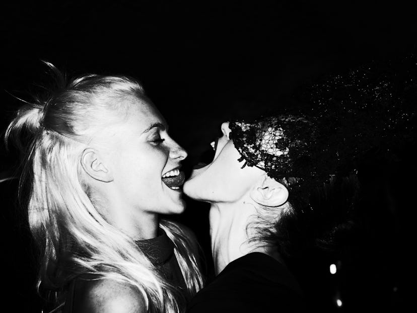 Poppy Delevingne and Anna Cleveland