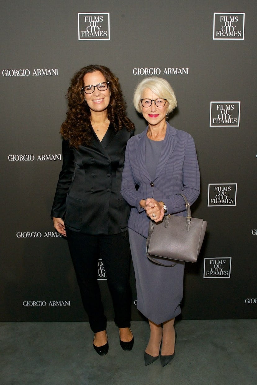 Roberta Armani and Helen Mirren