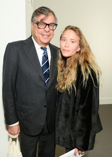 Bob Colacello and Mary-Kate Olsen