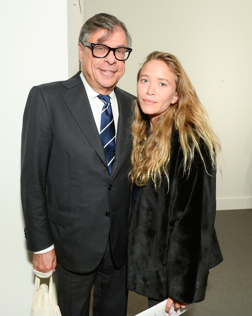 Bob Colacello and Mary-Kate Olsen