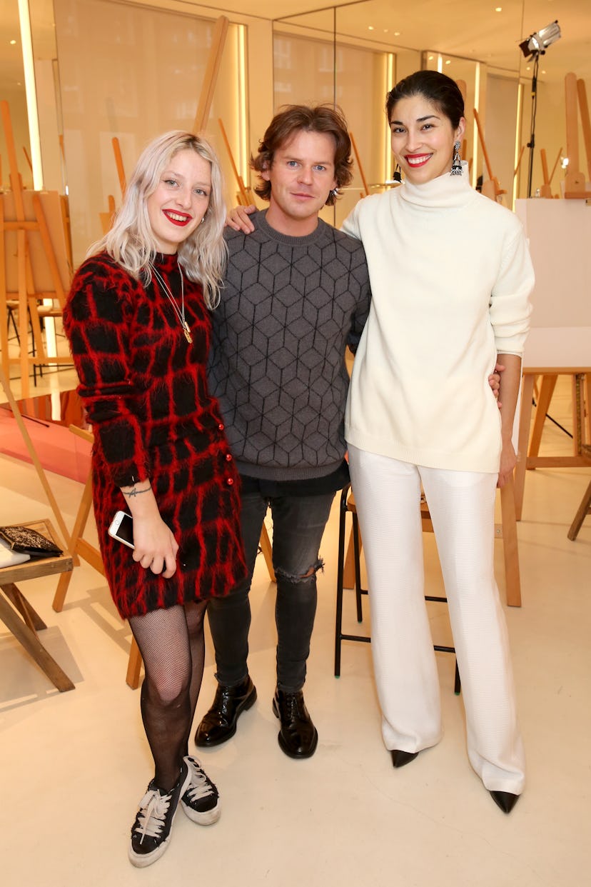 Harriet Verney, Christopher Kane and Caroline Issa