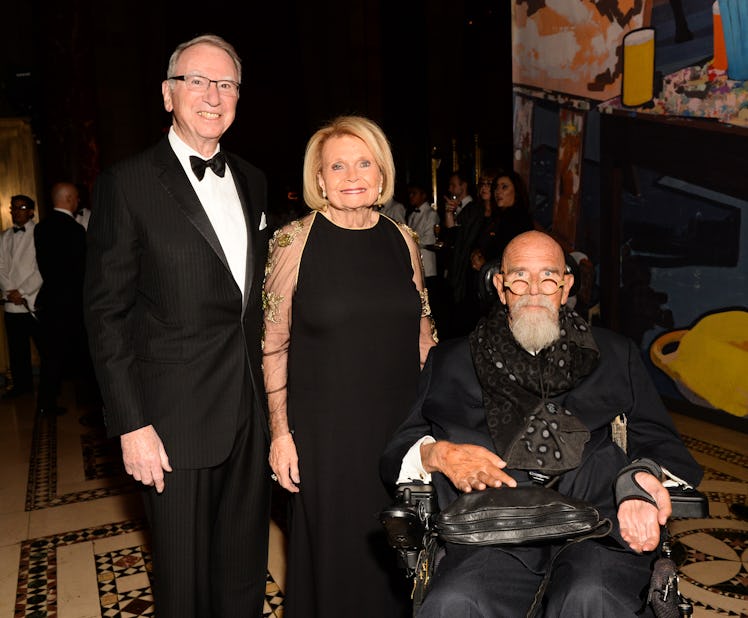 Irwin Jacobs, Joan Jacobs, and Chuck Close