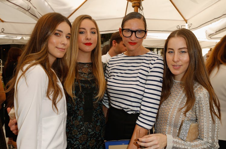 Jenna Lyons and the HAIM sisters