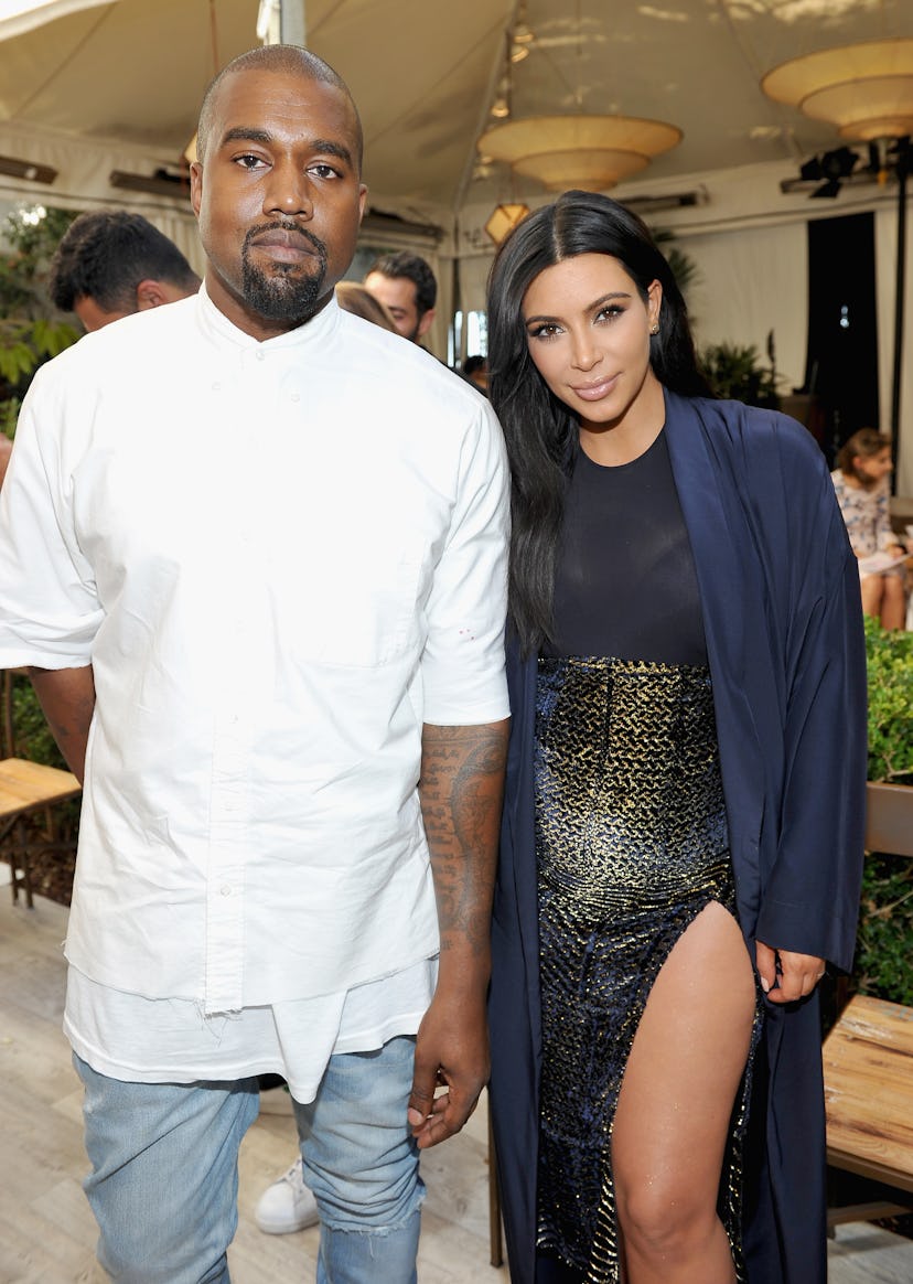 Kanye West and Kim Kardashian