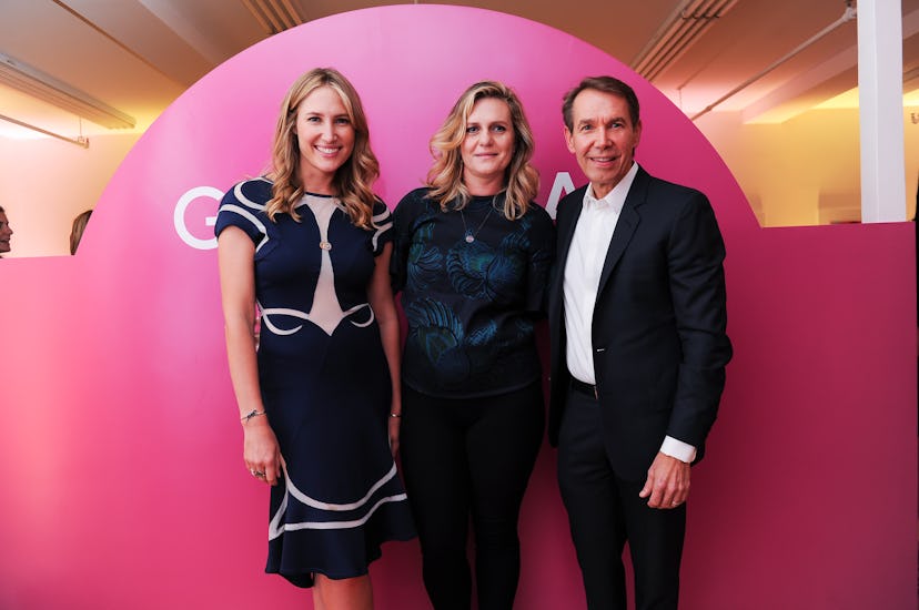 Alison Brokaw, Justine Koons and Jeff Koons