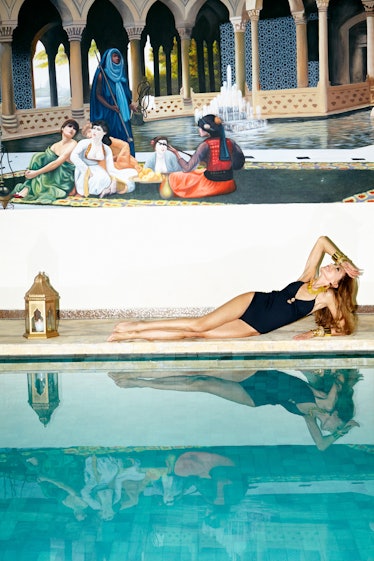 Marisa Berenson At Home in Marrakech