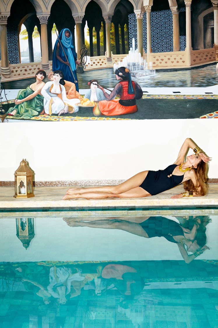 Marisa Berenson At Home in Marrakech