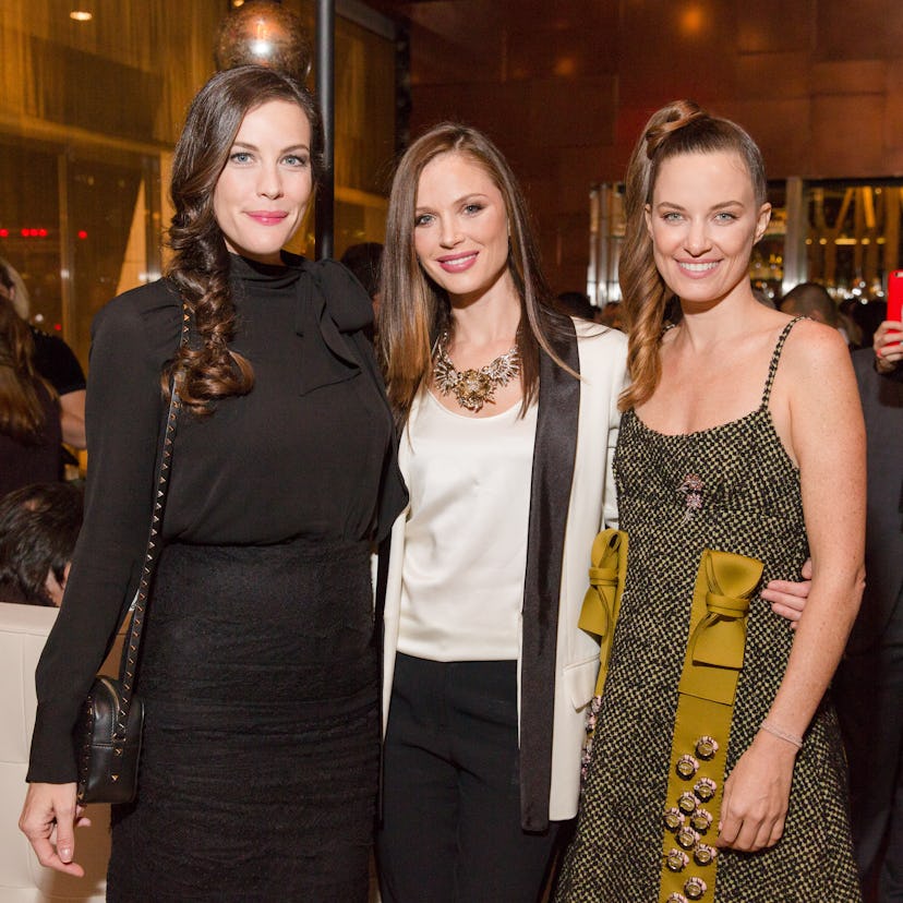 Liv Tyler, Georgina Chapman, and Topaz Page-Green
