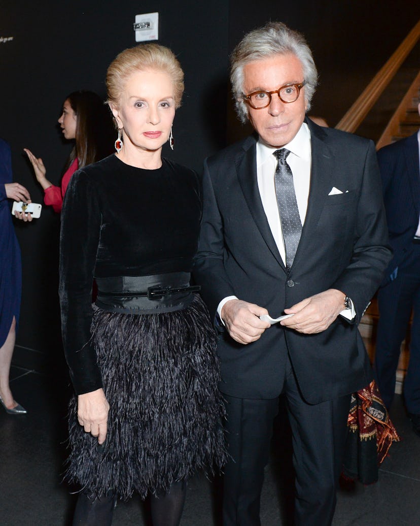 Carolina Herrera and Giancarlo Giammetti