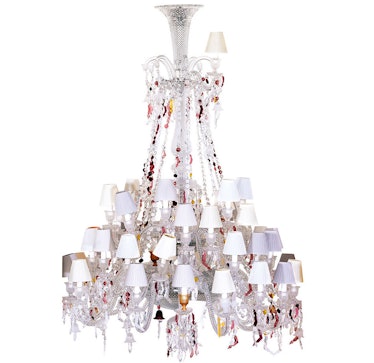 Baccarat Zenith Nervous 37 Light Chandelier by Louise Campbell