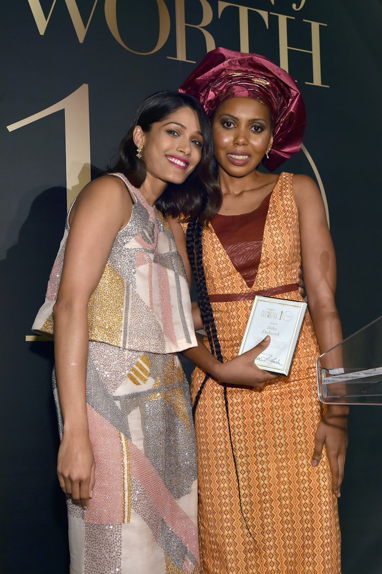 Freida Pinto and Jaha Dukureh