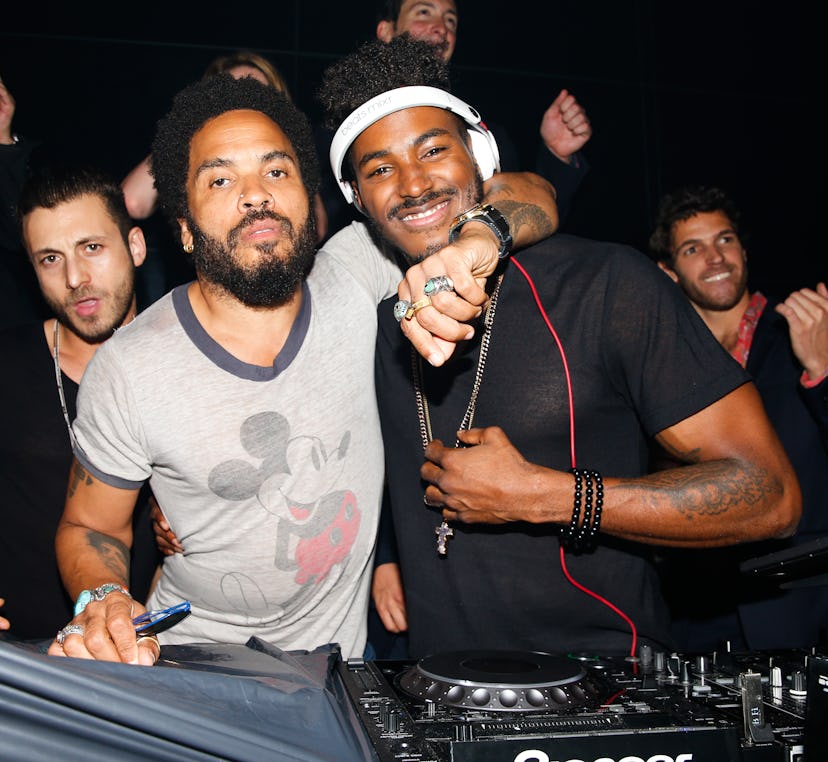 Lenny Kravitz and DJ Ruckus