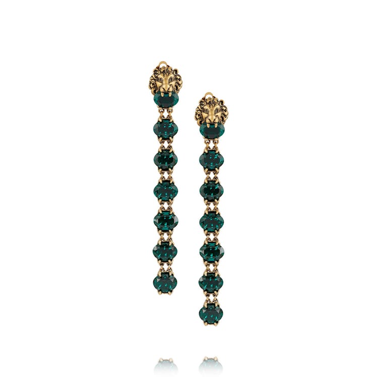 Gucci earrings, $1,450, netaporter.com.