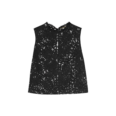 Saint-Laurent-lace-top,-$890,-at-netaporter.com