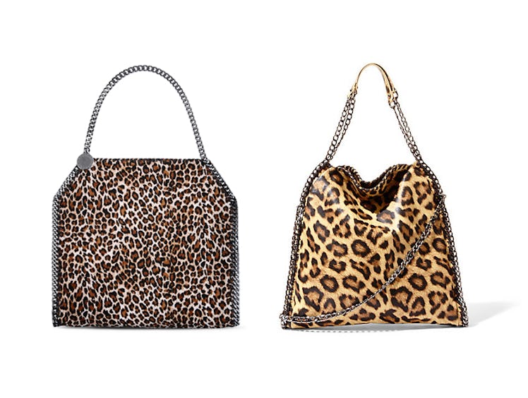 Stella McCartney Falabella Eco Leopard Print Small Tote