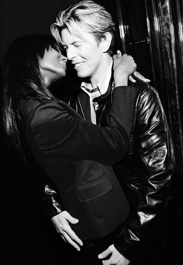 Flashback: David Bowie and Iman in 2003, Styled by Edward