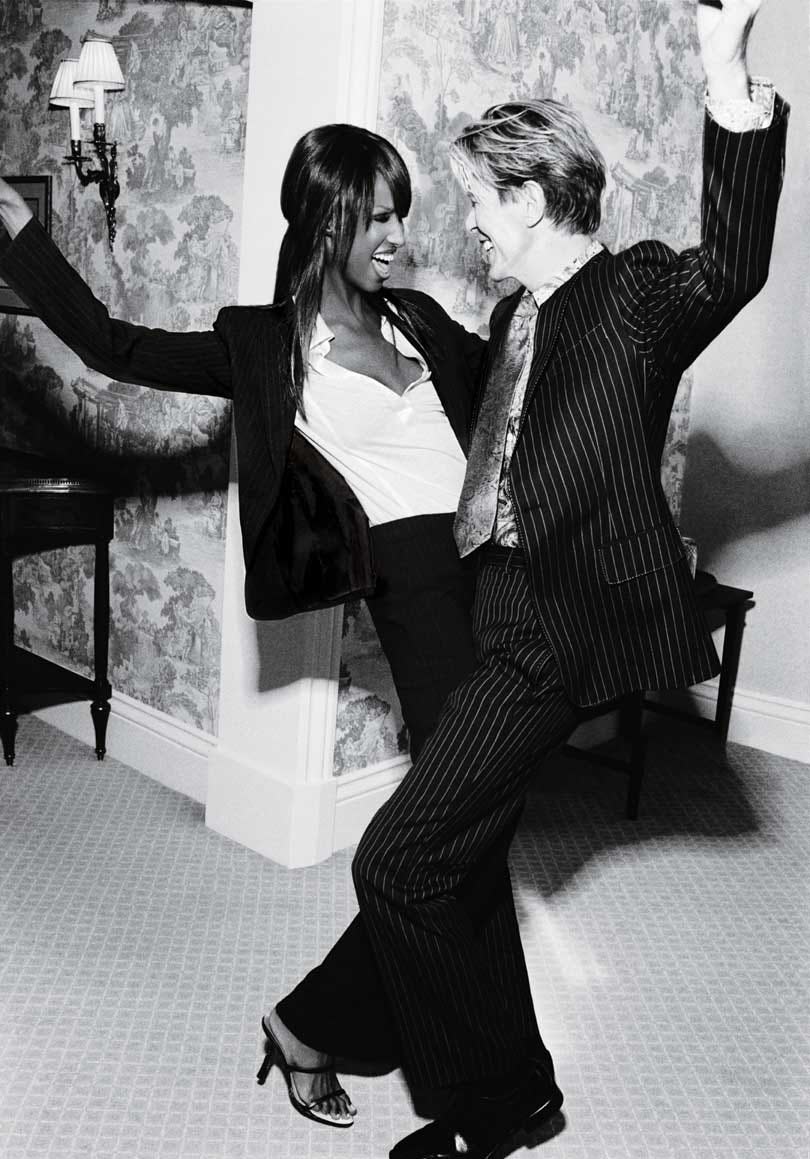 Flashback: David Bowie and Iman in 2003, Styled by Edward