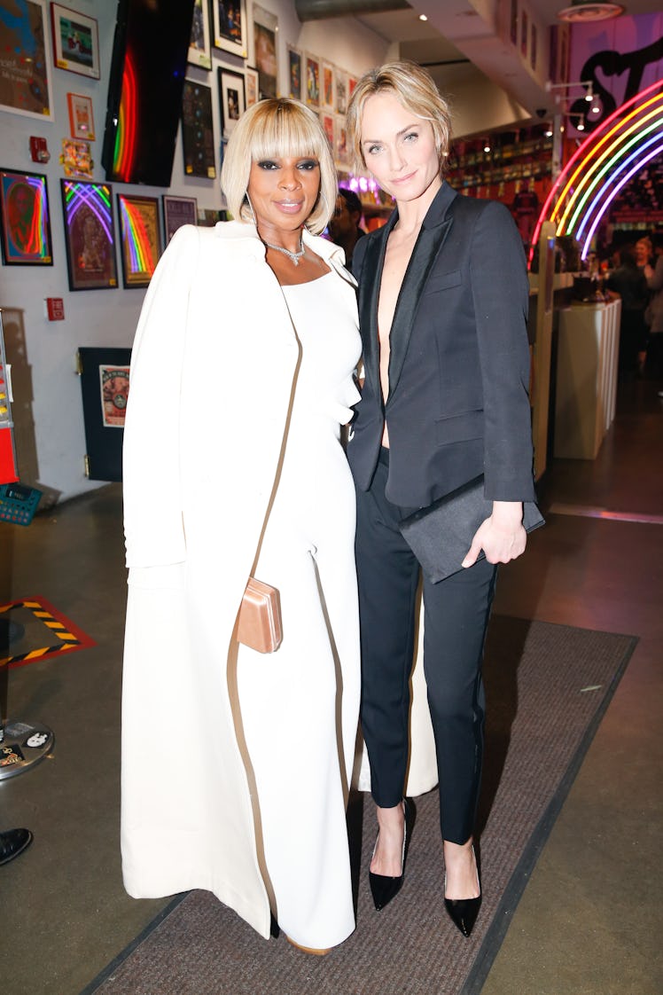 Mary J. Blige and Amber Valletta