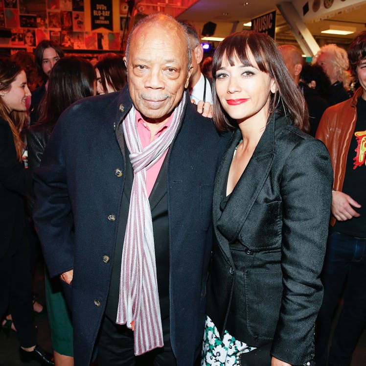 Quincy Jones and Rashida Jones