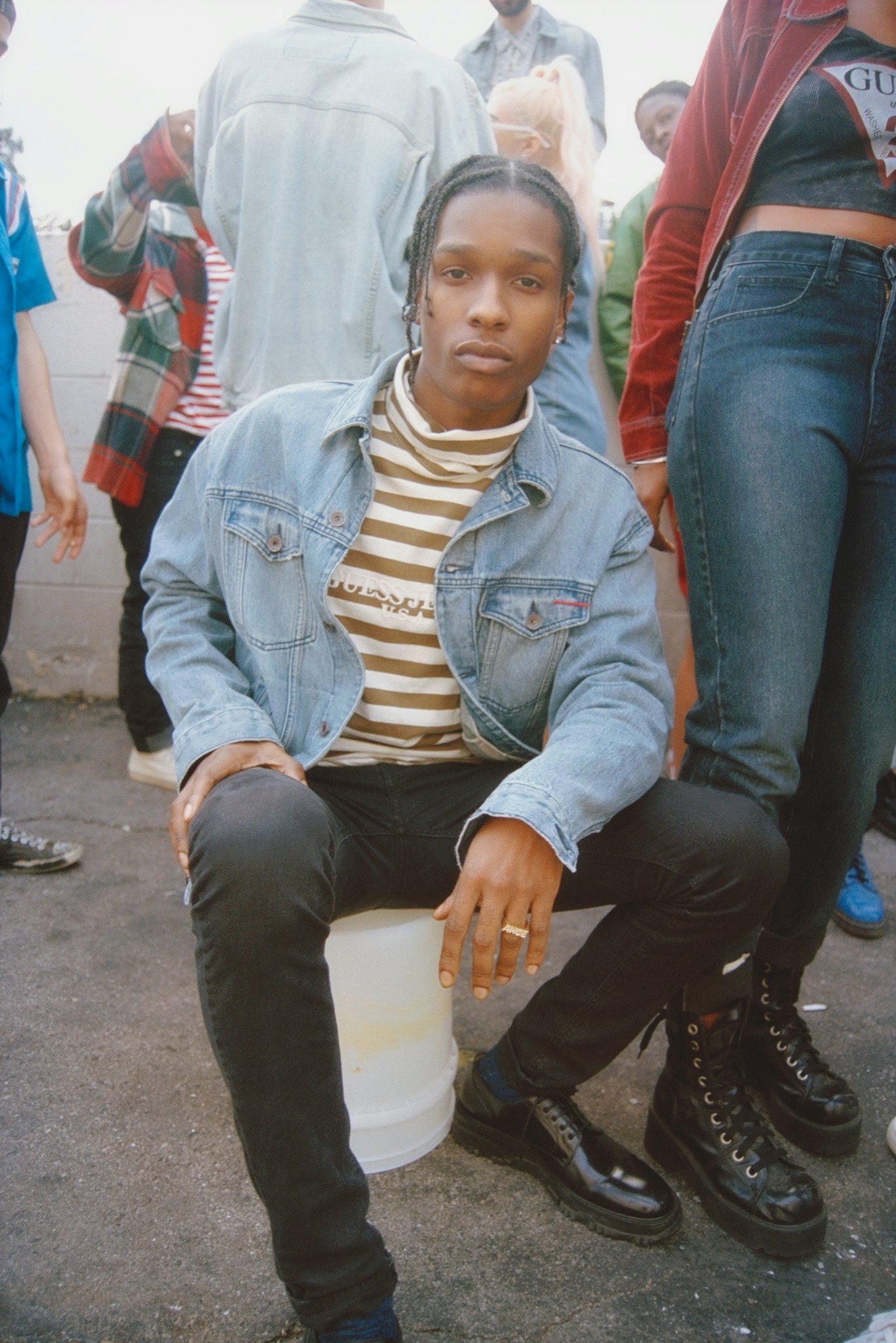Self-Described Tastemaker A$AP Rocky Launches Collaboration with Guess